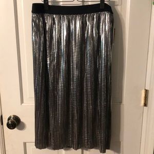Project Runway Metallic Skirt